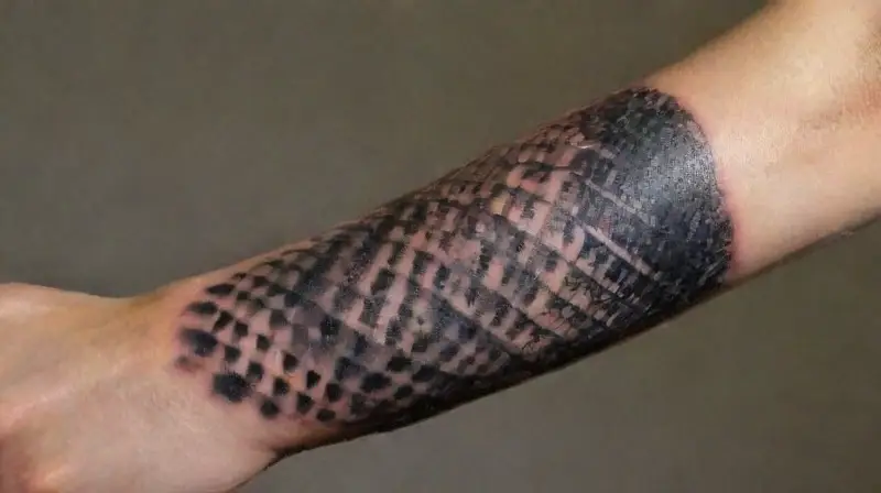 Tatuaje detallado en piel