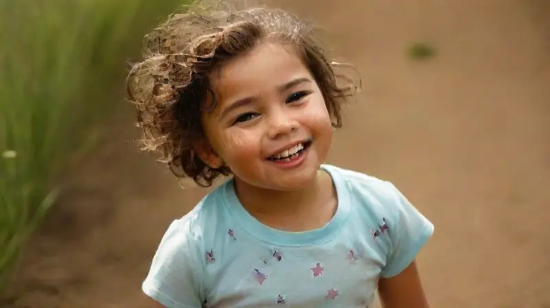Niños diversos con tatuajes en naturaleza